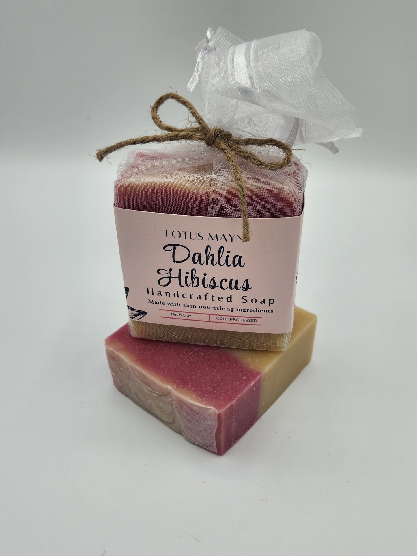 Dahlia Hibiscus Handcrafted Soap