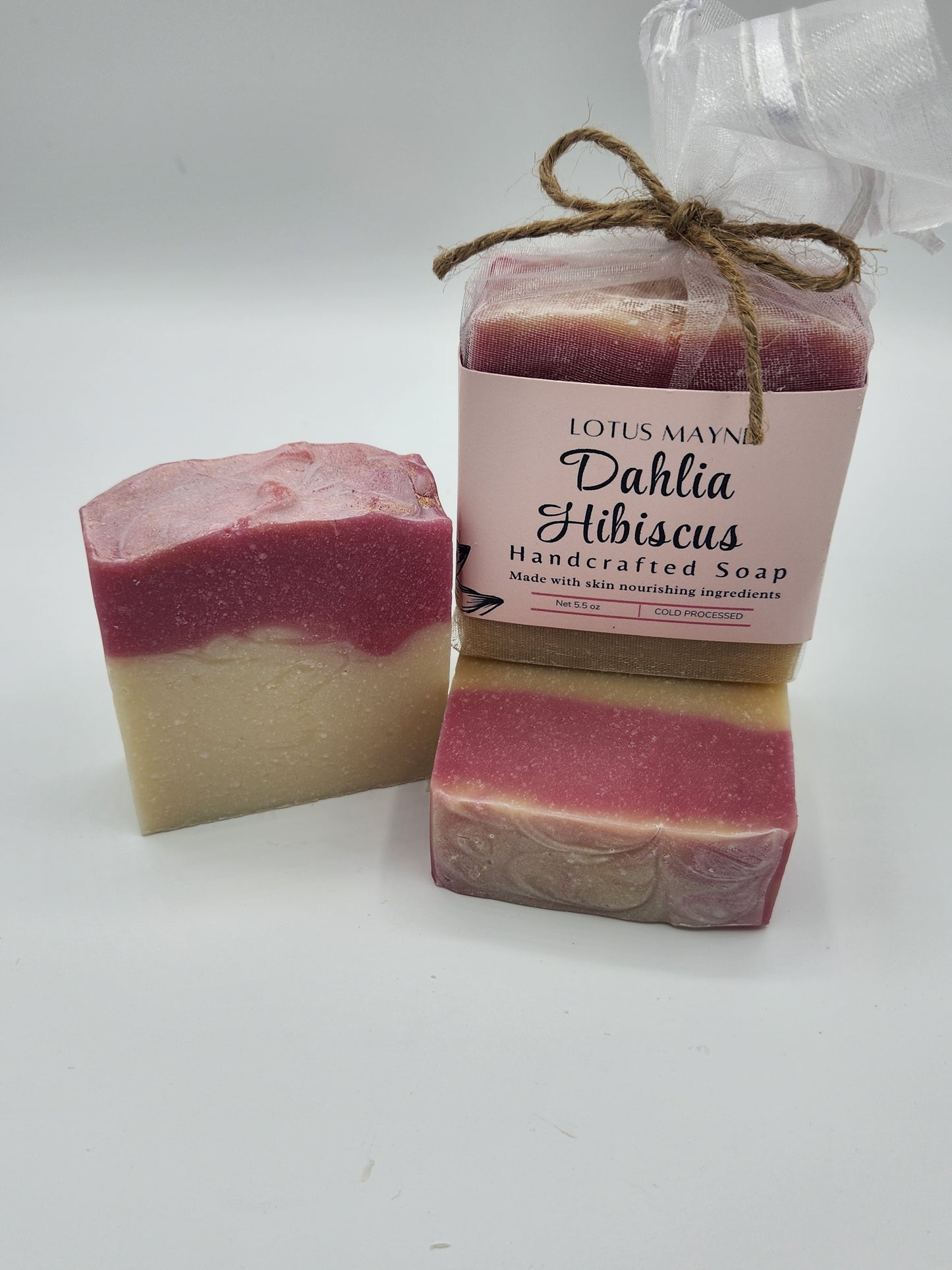 Dahlia Hibiscus Handcrafted Soap