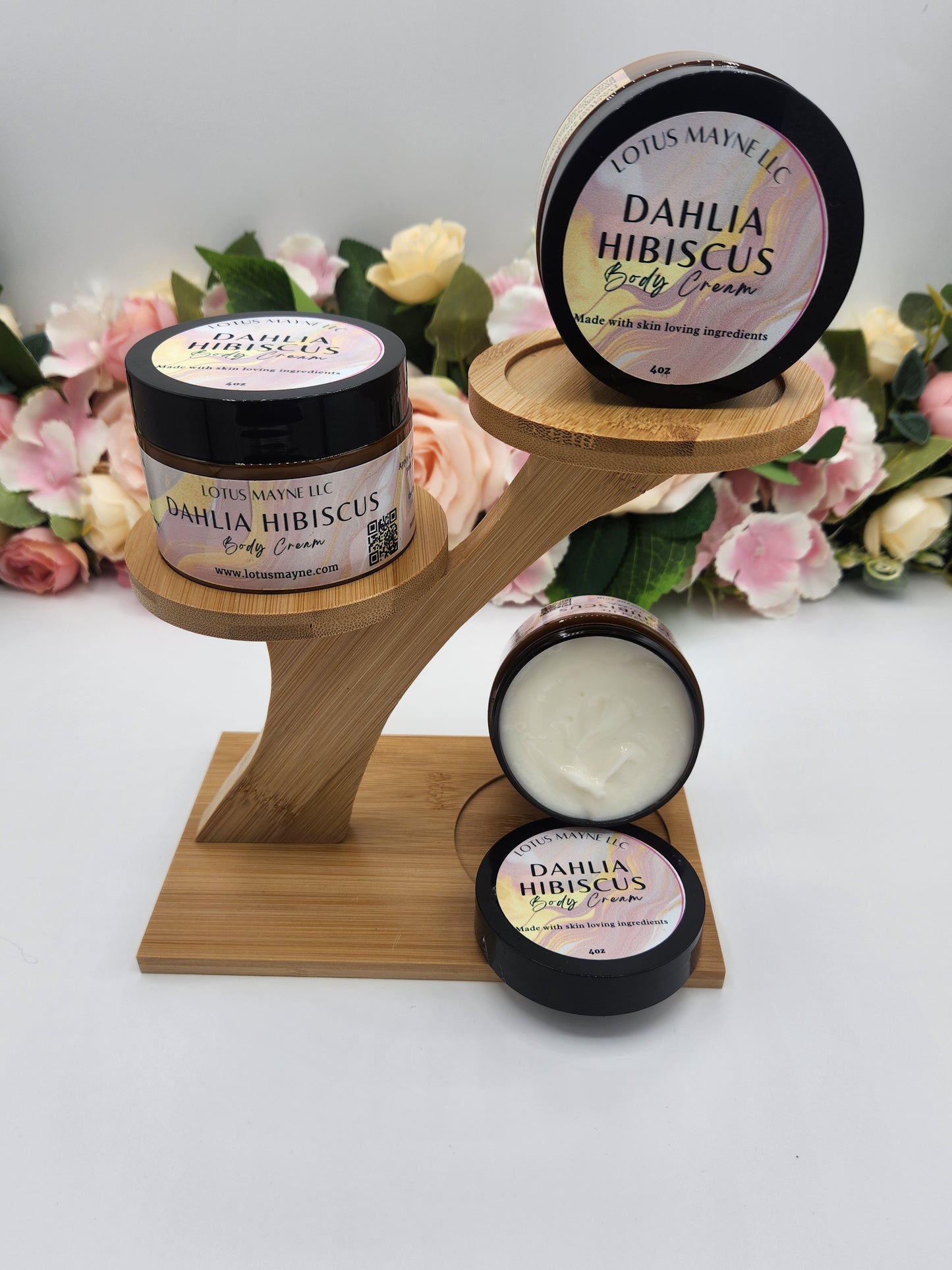 Dahlia Hibiscus Handcrafted Body Cream