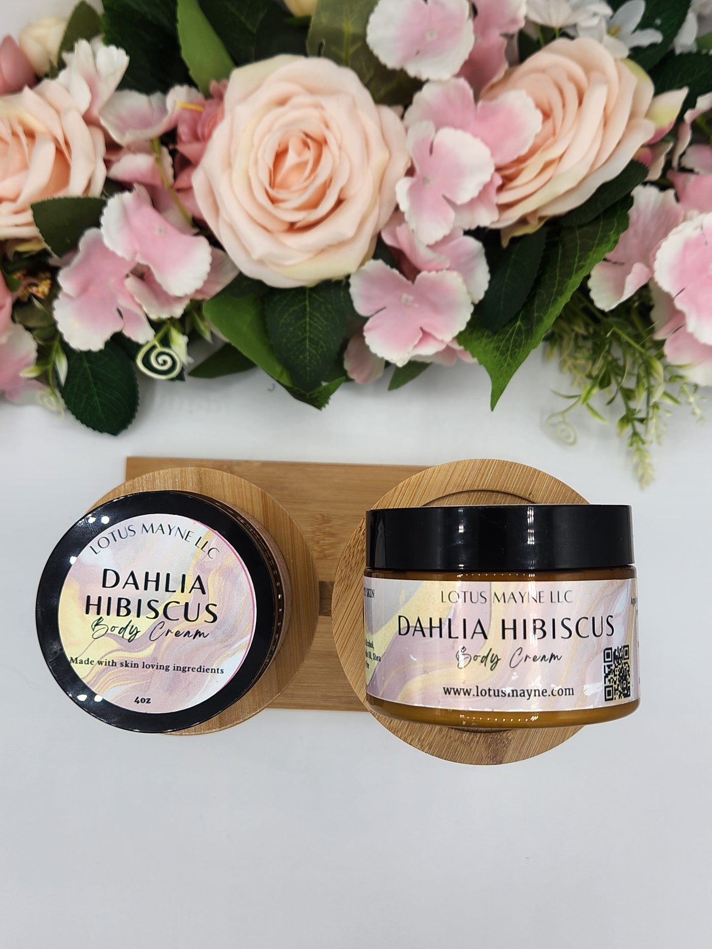 Dahlia Hibiscus Handcrafted Body Cream