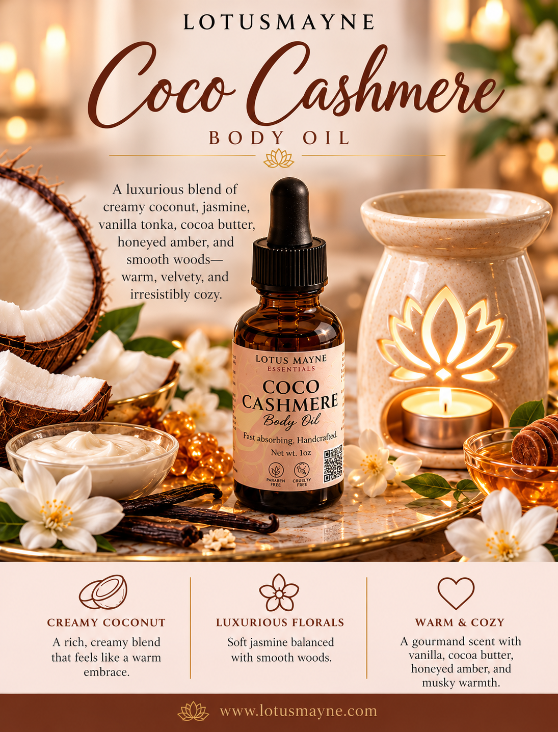 COCO CASHMERE BODY OIL
