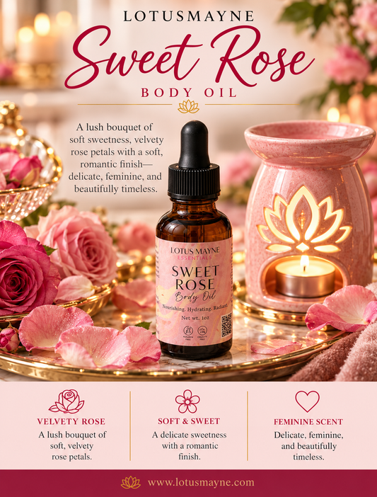 SWEET ROSE BODY OIL